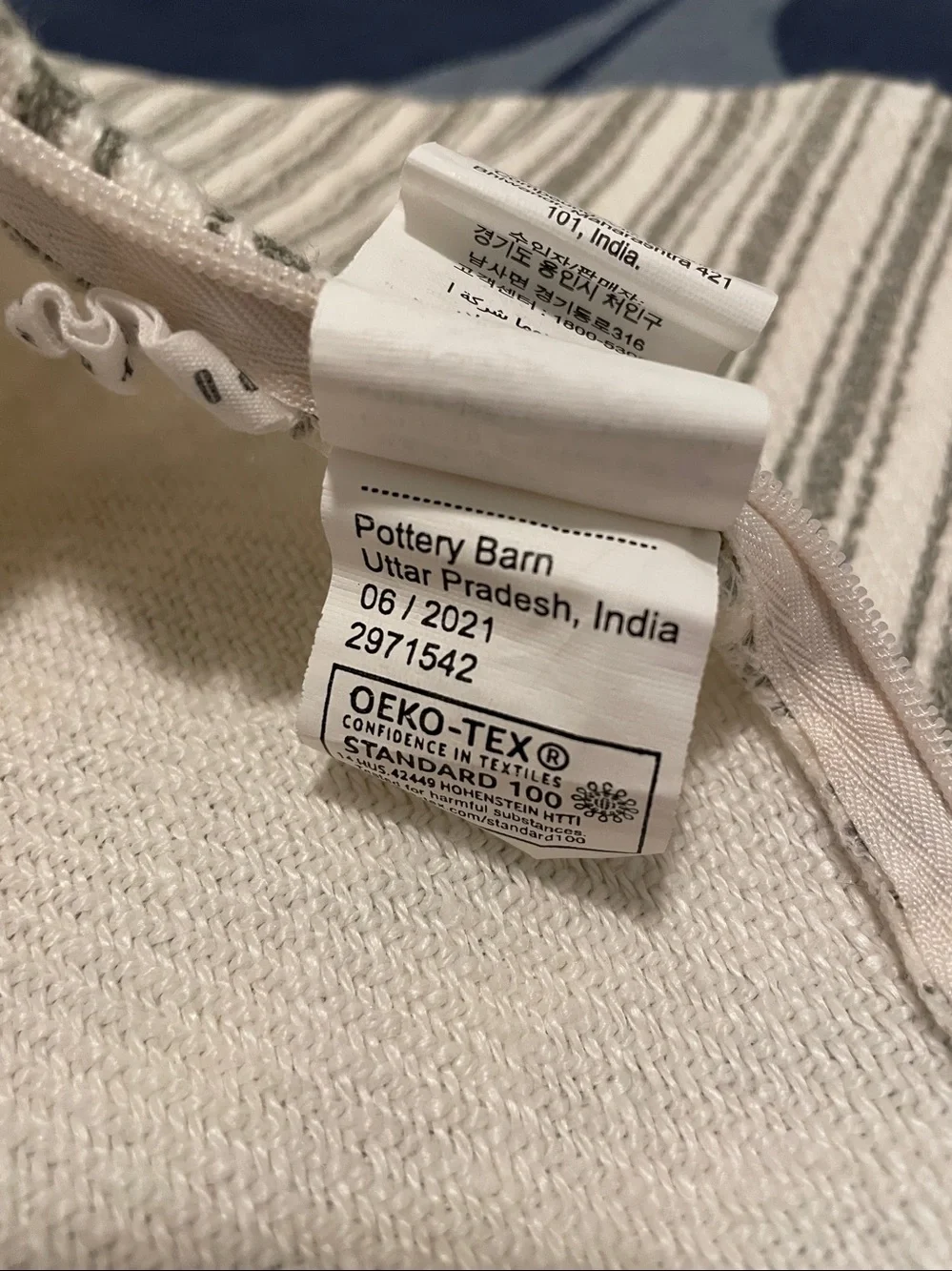 Pottery Barn good tags